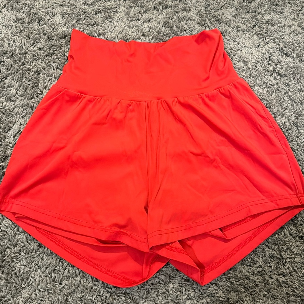 Halara Red Active Shorts